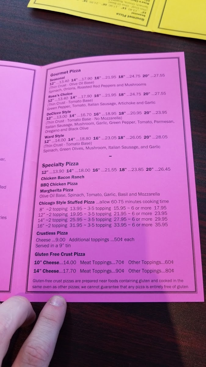 Menu Bruno's Pizza Downtown-10